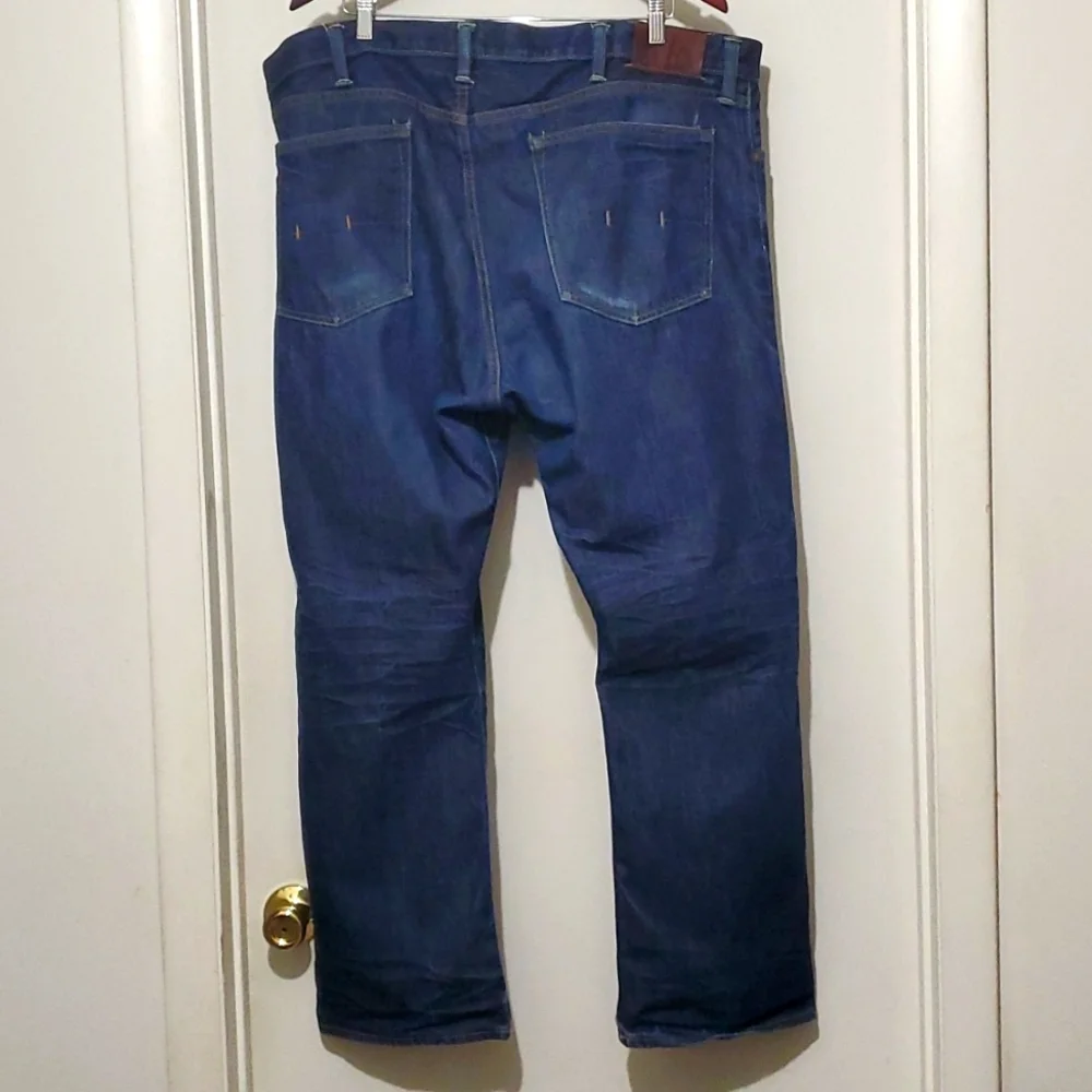 Polo Ralph Lauren‎ Classic Fit 867 Denim Stratford Blue Distressed Jeans 42/30